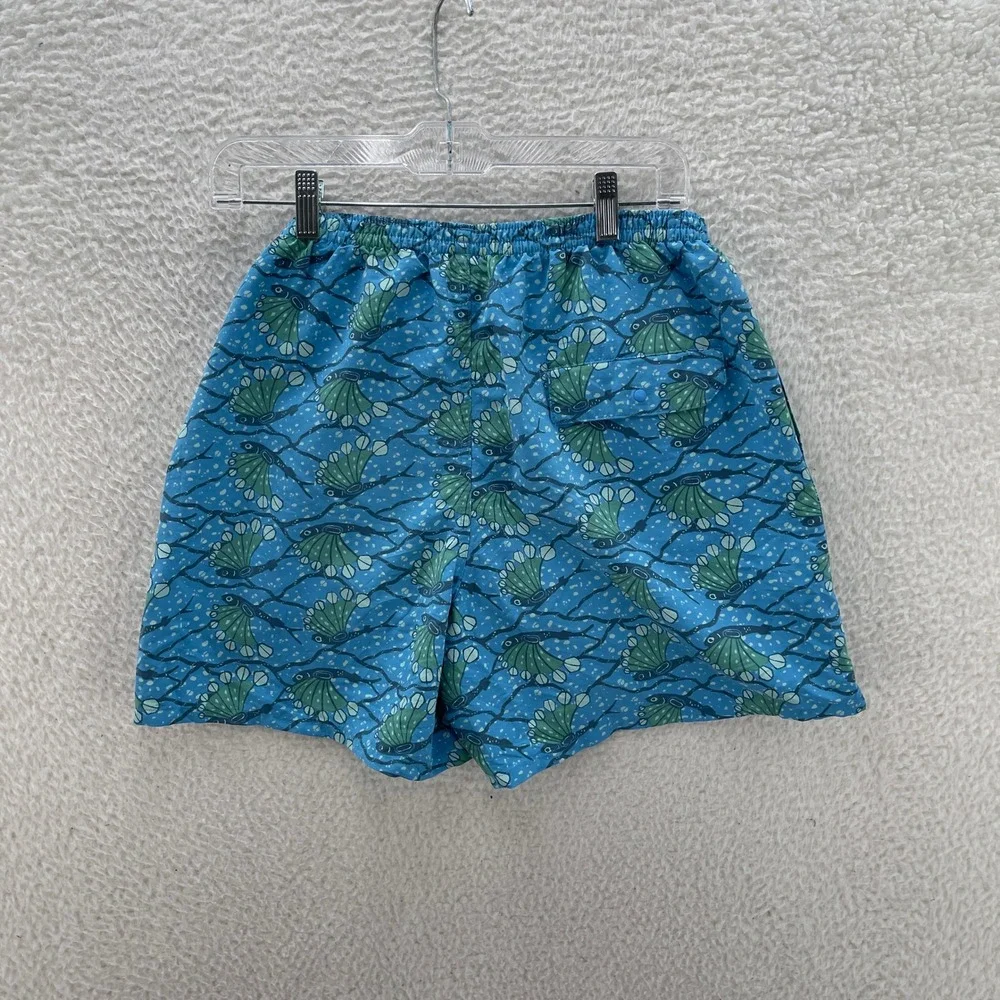 Patagonia Baggies Shorts Mens S Blue Green Fly Fishing Lined Swim Trunks Gorp